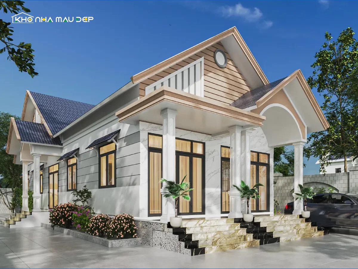 nhà cấp 4 mái thái