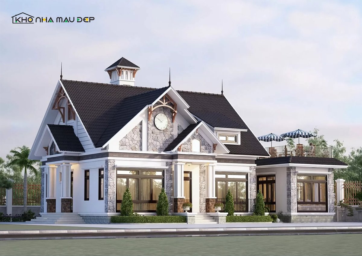 nhà cấp 4 mái thái