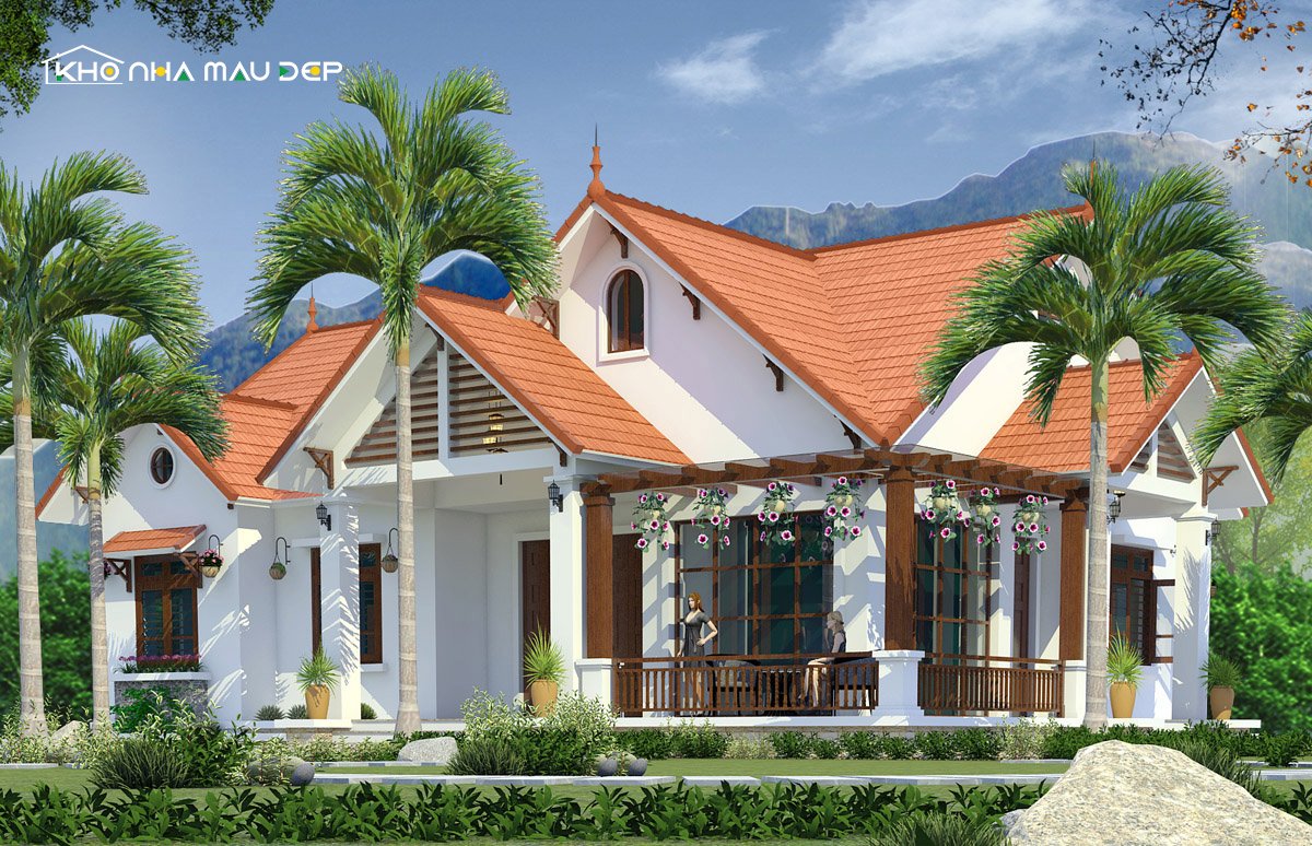 nhà cấp 4 mái thái