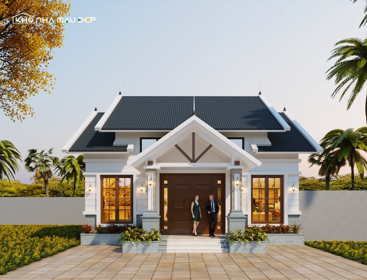 nhà cấp 4 mái thái