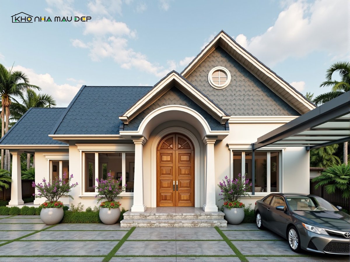 nhà cấp 4 mái thái