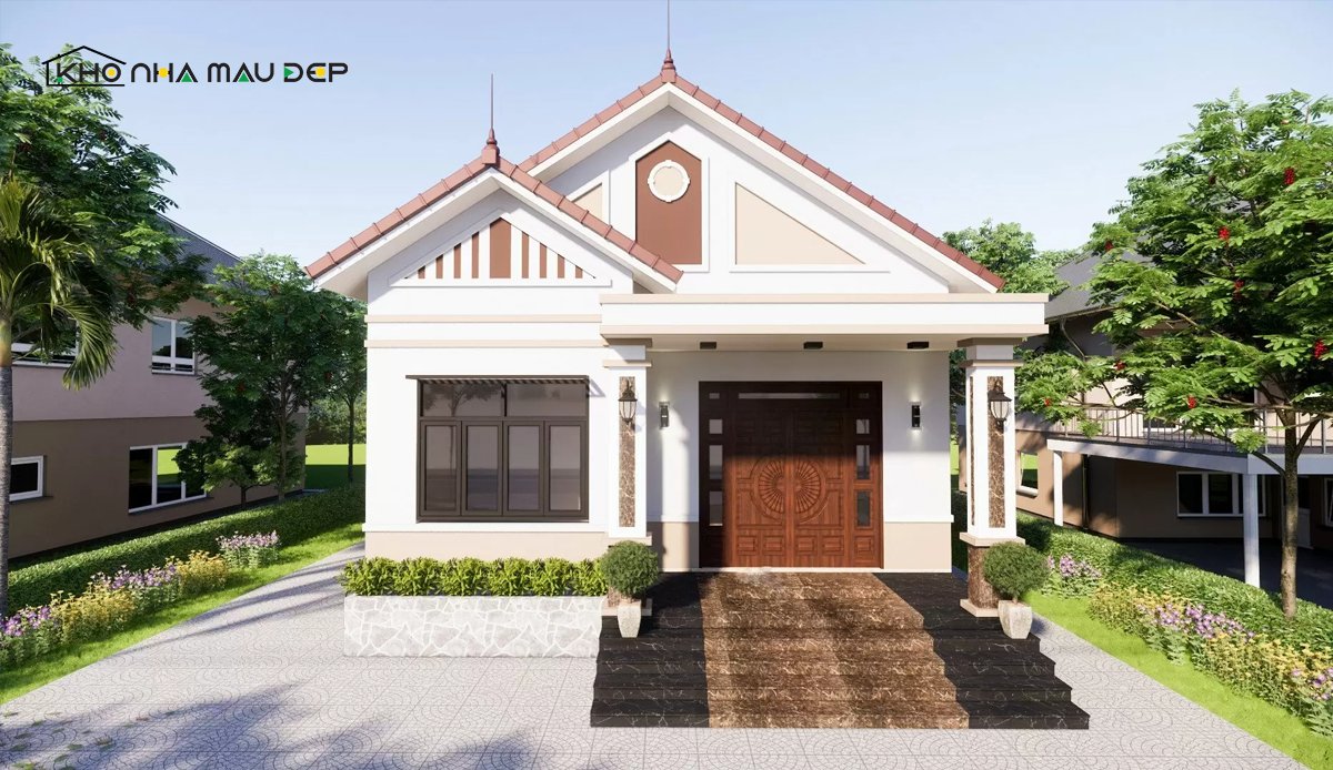 nhà cấp 4 mái thái