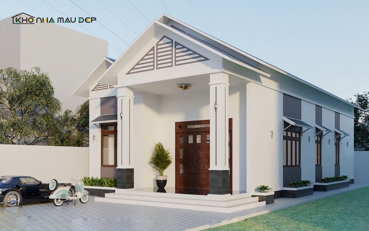 nhà cấp 4 mái thái