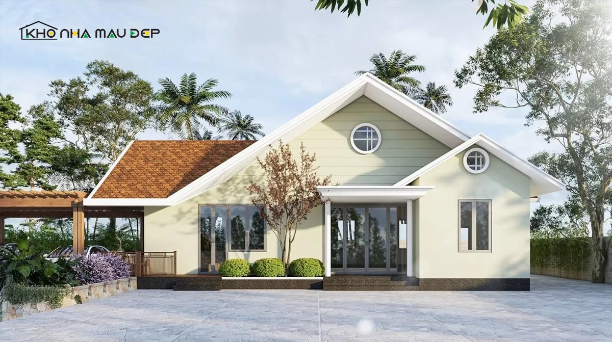 nhà cấp 4 mái thái