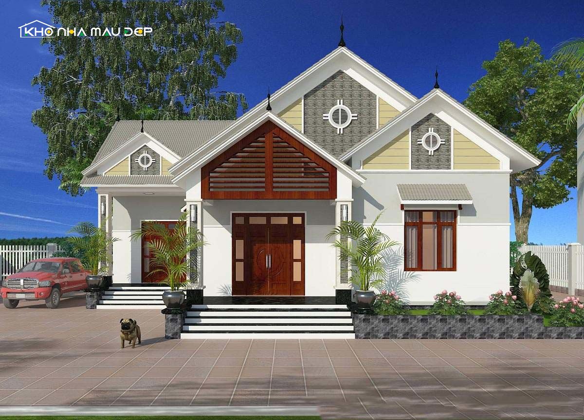 nhà cấp 4 mái thái