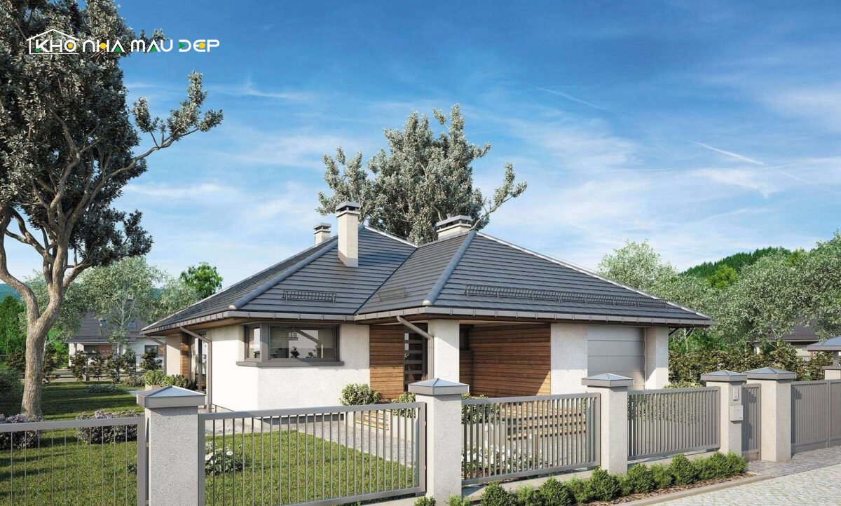 nhà cấp 4 mái tôn nông thôn