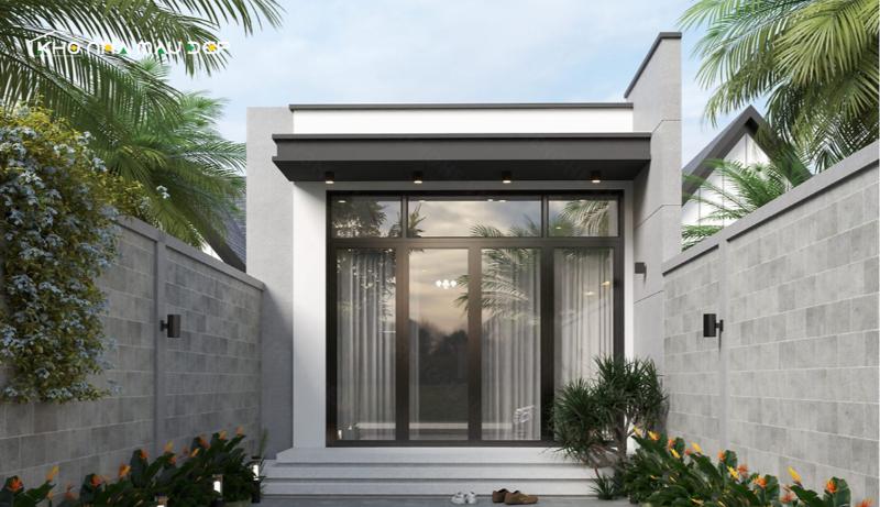 Đặc điểm nổi bật của mẫu nhà phố 1 tầng