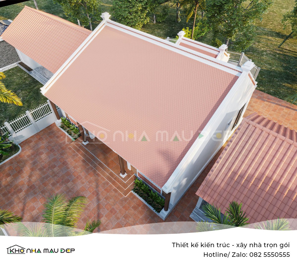 Xây nhà trọn gói: Nhà cấp 4 truyền thống anh Thắng, Lương Tài - Bắc Ninh