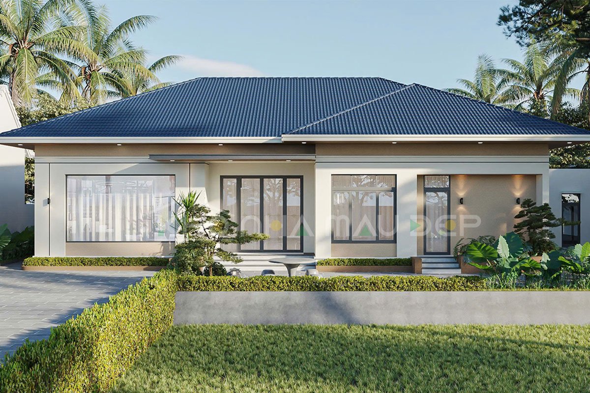 Xây nhà trọn gói: Nhà vườn cấp 4 anh Thắng, Yên Bái