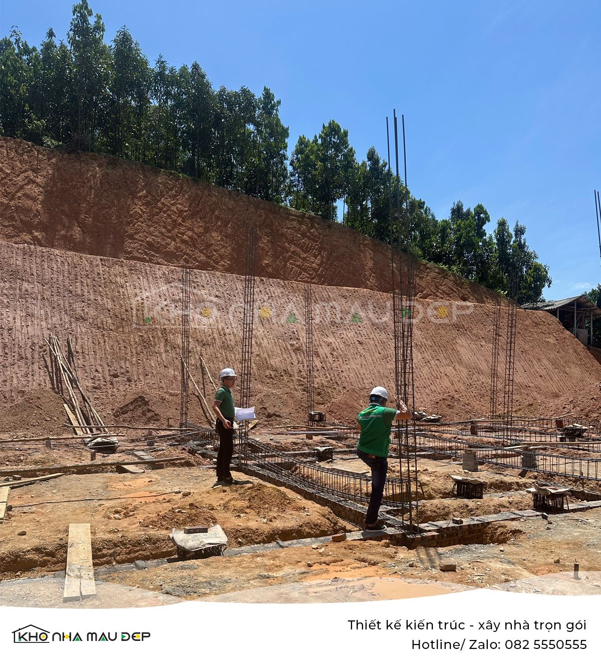 Xây nhà trọn gói: Nhà vườn cấp 4 anh Thắng, Yên Bái