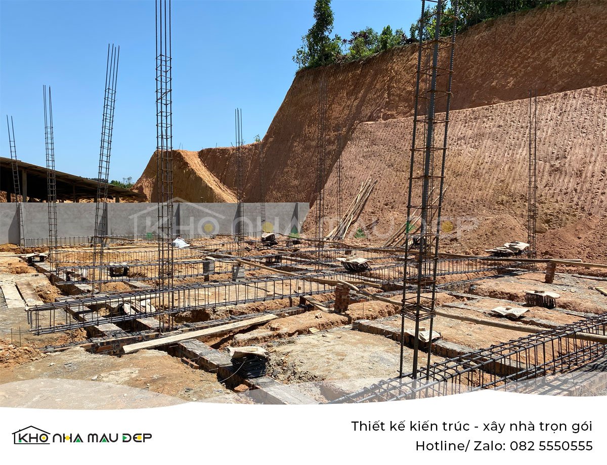 Xây nhà trọn gói: Nhà vườn cấp 4 anh Thắng, Yên Bái