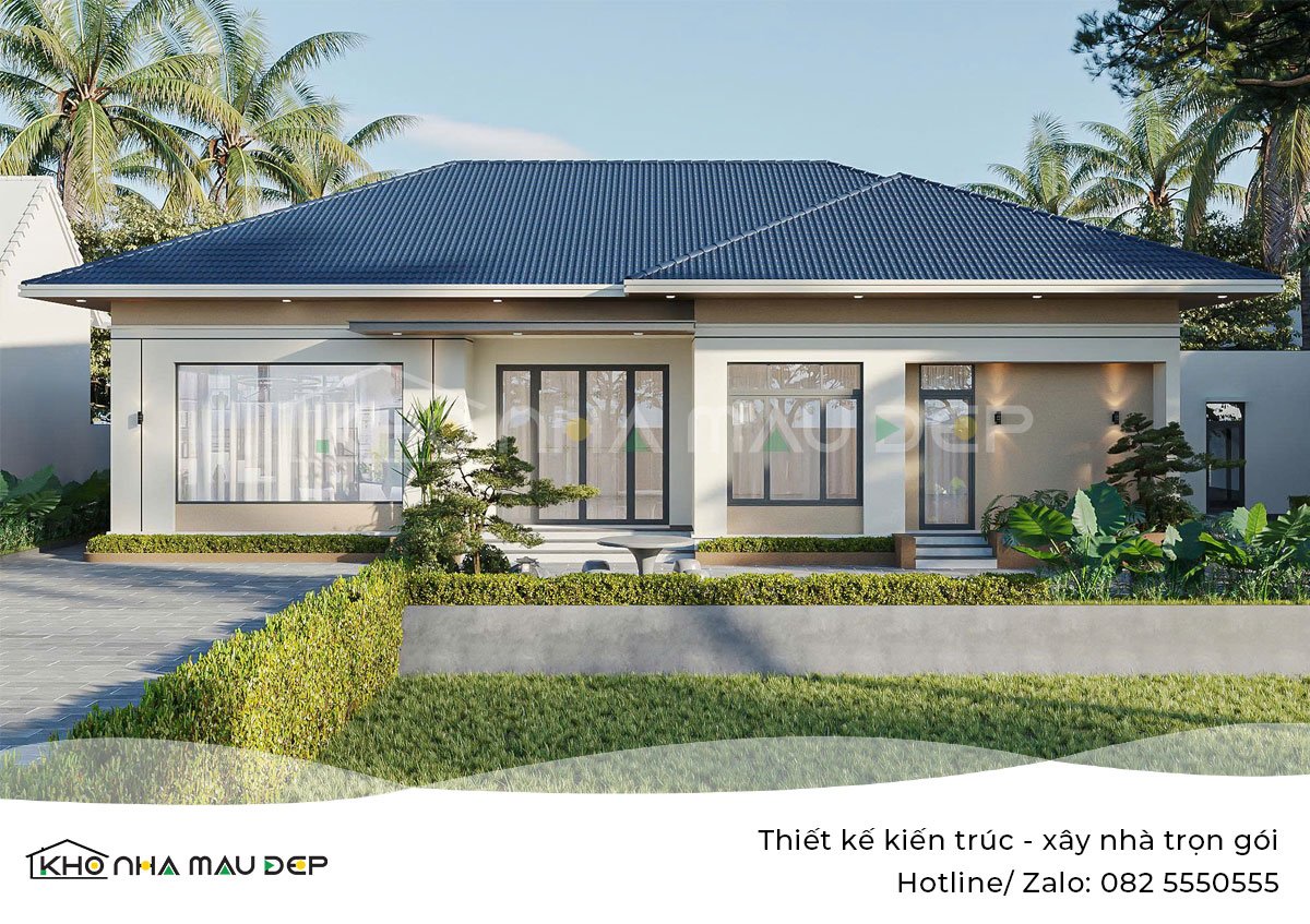 Xây nhà trọn gói: Nhà vườn cấp 4 anh Thắng, Yên Bái