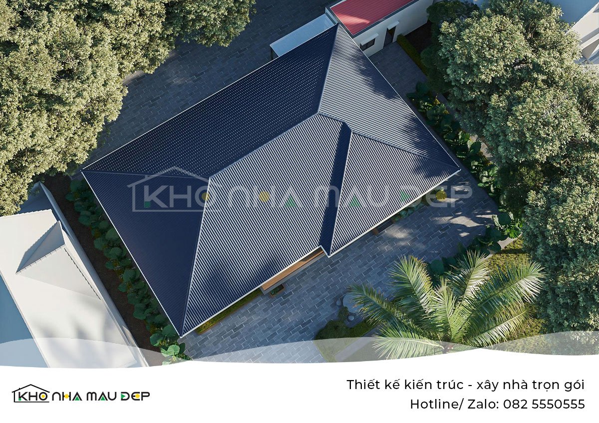 Xây nhà trọn gói: Nhà vườn cấp 4 anh Thắng, Yên Bái