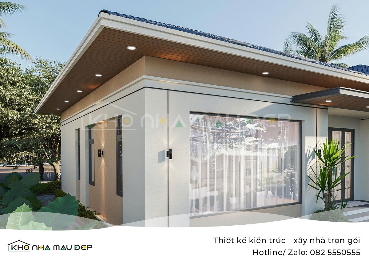 Xây nhà trọn gói: Nhà vườn cấp 4 anh Thắng, Yên Bái