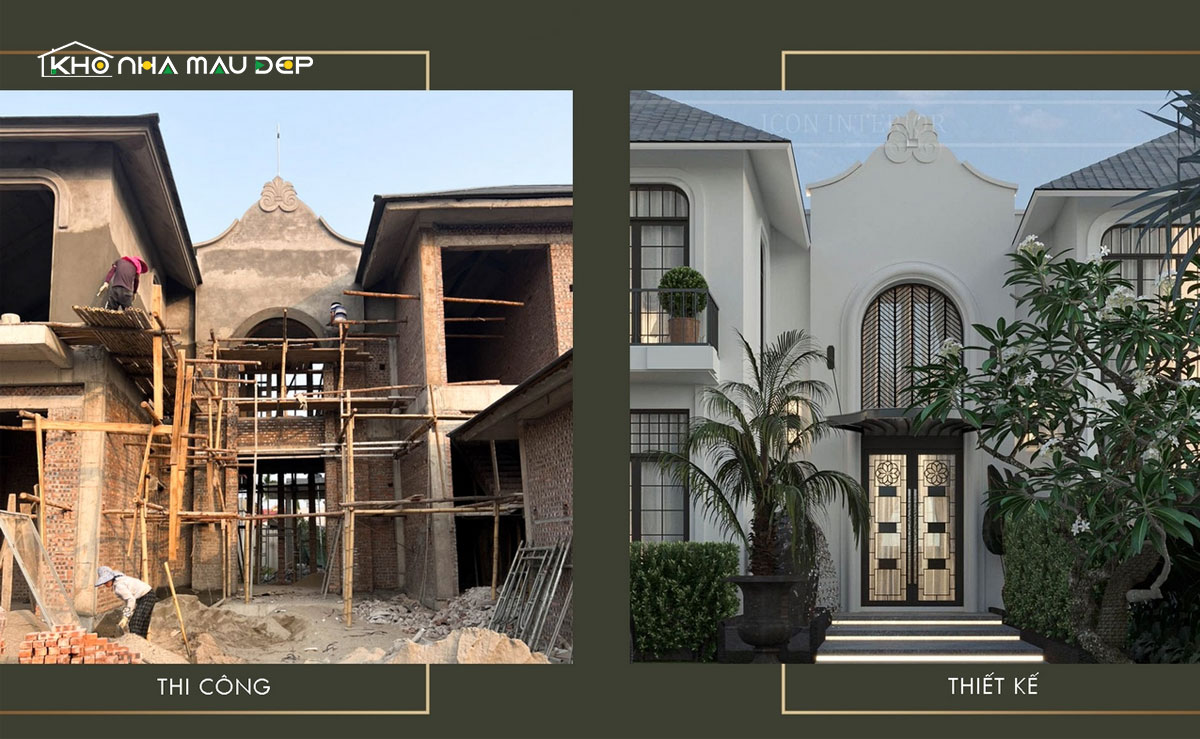 Thi công phần thô khi sử dụng dịch vụ xây nhà trọn gói tphcm