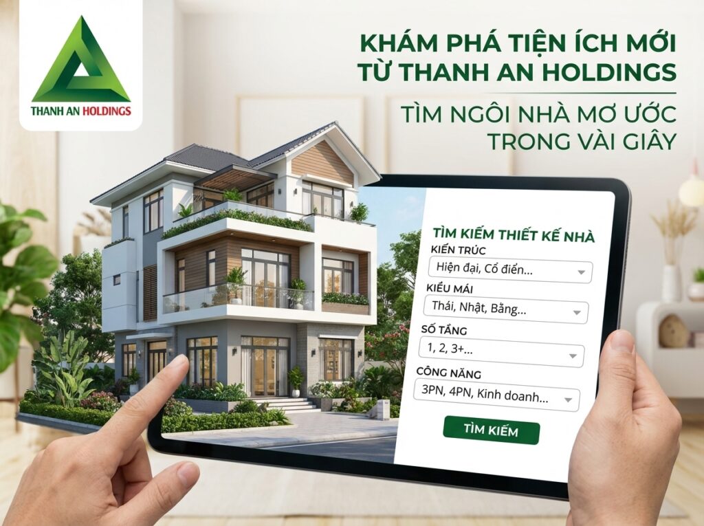 Tiện ích tìm mẫu nhà